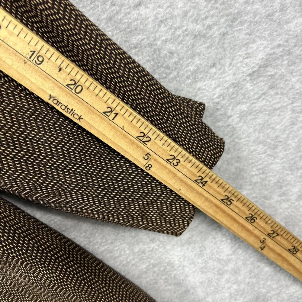 Jhane Barnes Blazer Mens 46R Brown Herringbone Suit Sport Coat Jacket Union USA‎